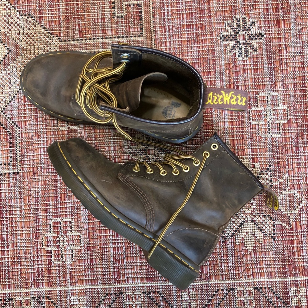 Dr. Martens Brown Lace Up Boots
